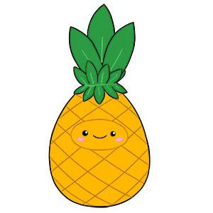 Mini Squishable Comfort Food Pineapple - Image 4