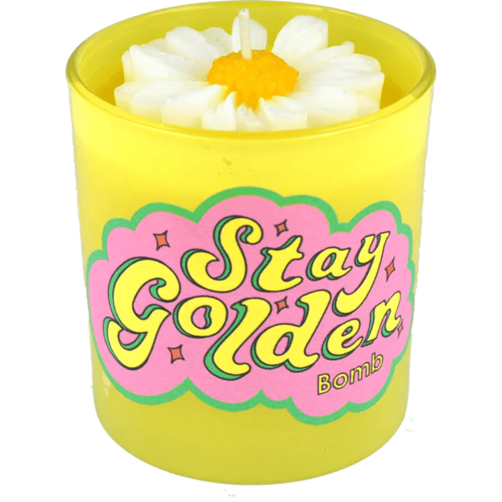 Bomb Cosmetics Stay Golden Flower Scented Candle