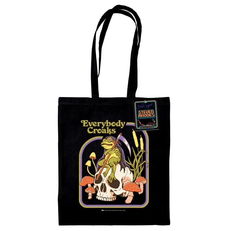 Steven Rhodes Tote Bag – Everybody Croaks