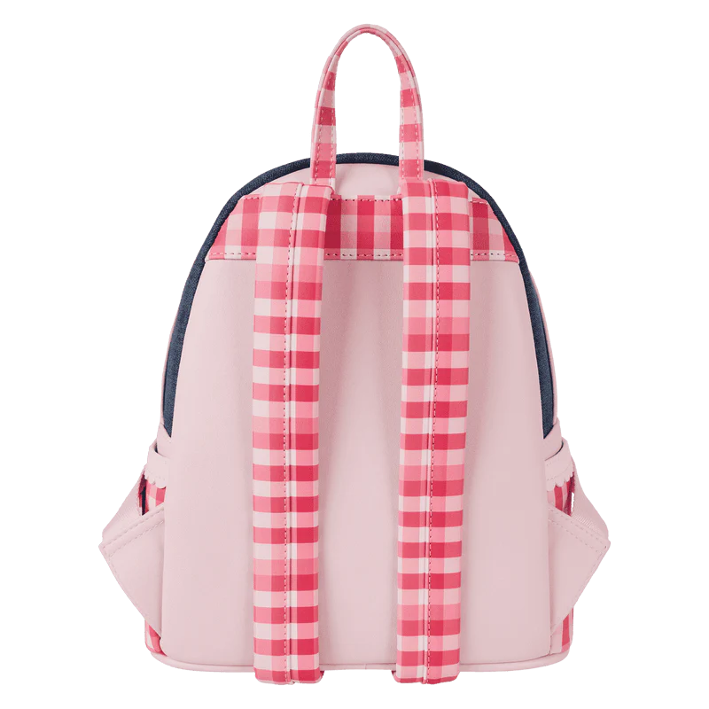 Loungefly Strawberry Shortcake Denim Gingham Mini Backpack - Image 3