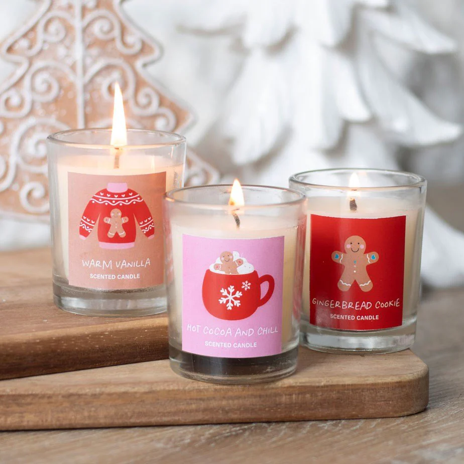Sugarplum Fun Christmas Votive Candle Trio - Image 5