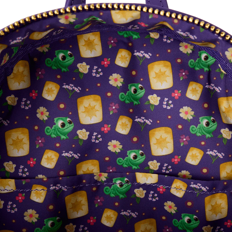 Loungefly Tangled Rapunzel & Flynn Rider Lantern Light-Up Mini Backpack - Image 4
