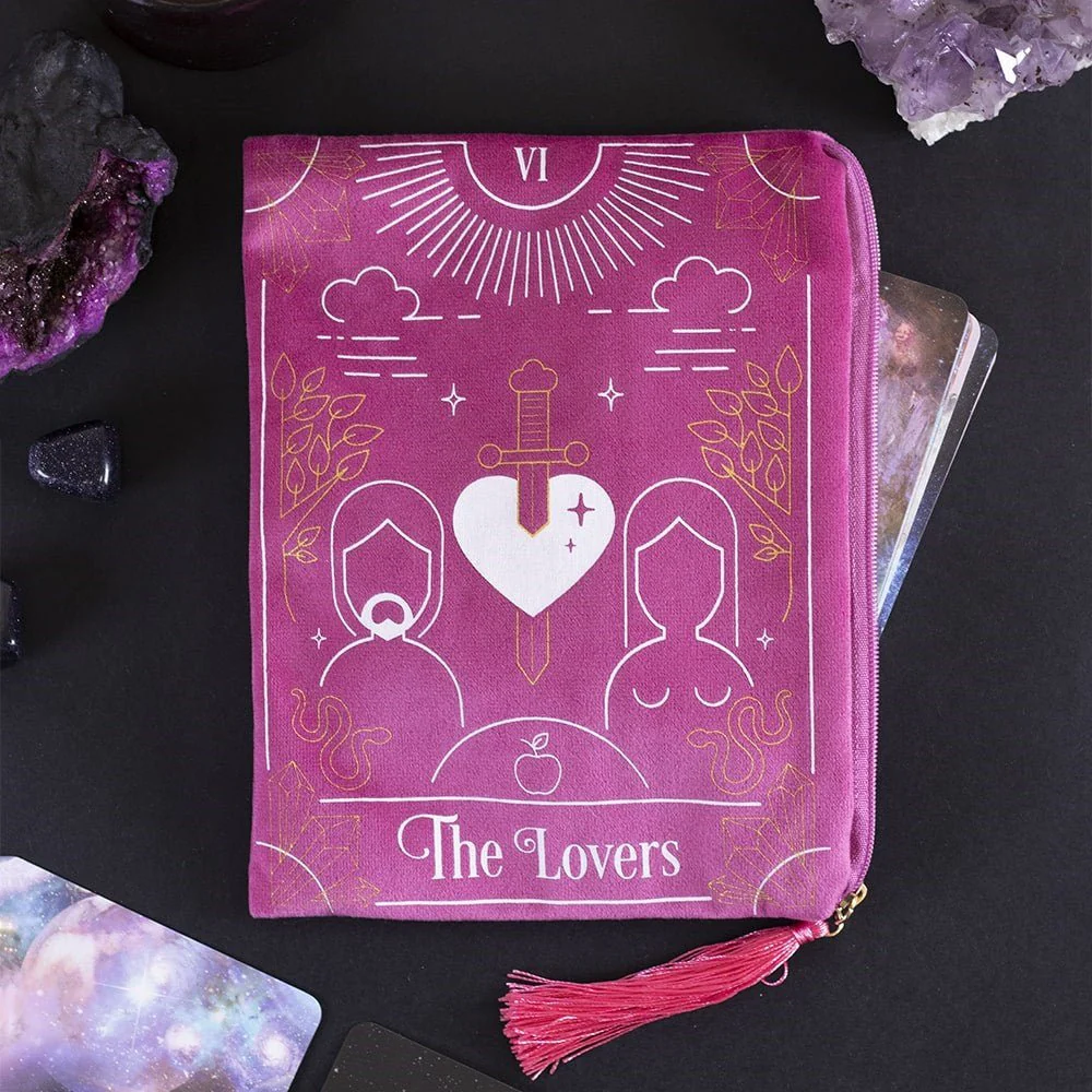 Tarot Card Zippered Bag - The Lovers - Image 2