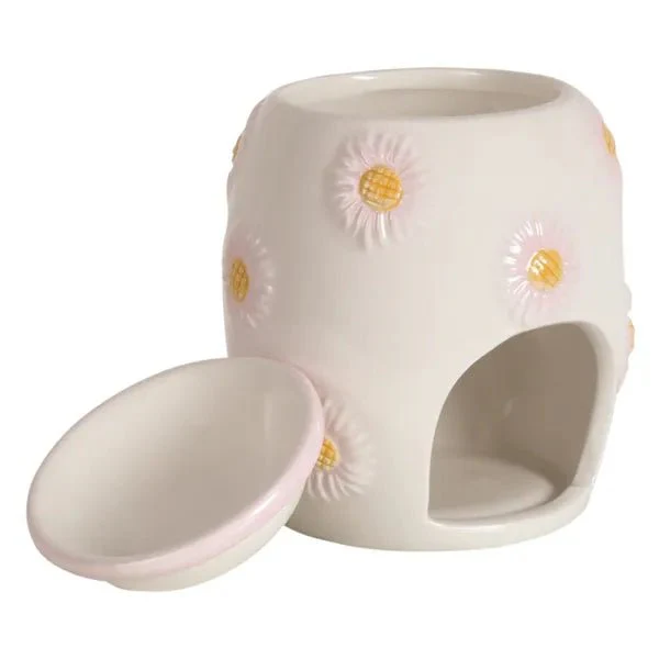 Butterfly & Flowers Pink Wax Melt Burner - Image 2