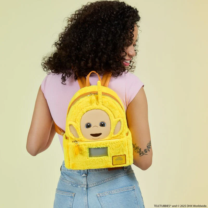 Loungefly Teletubbies Laa-Laa Plush Cosplay Light-Up Mini Backpack - Image 7