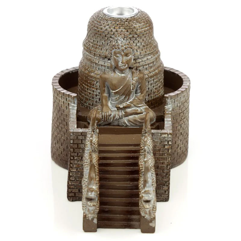 Thai Buddha Temple Backflow Incense Burner - Image 3