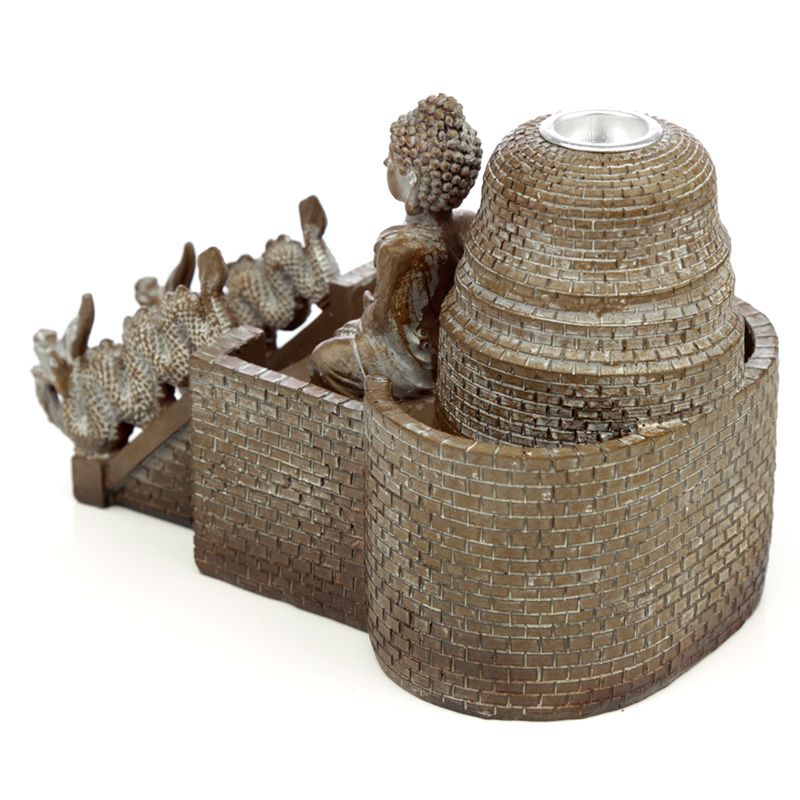 Thai Buddha Temple Backflow Incense Burner - Image 4