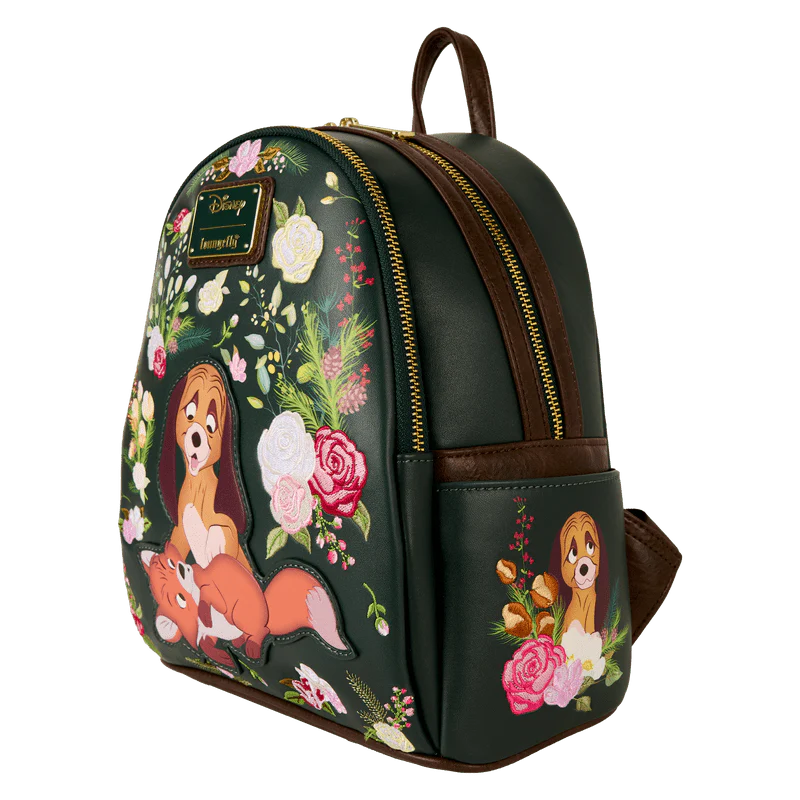 Loungefly The Fox and the Hound Forest Floral Mini Backpack - Image 2
