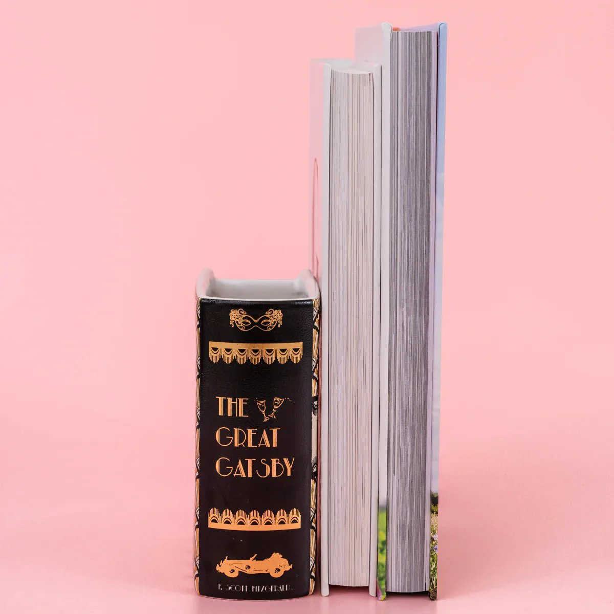 The Great Gatsby Ceramic Book Vase – Art Deco Vase - Image 6