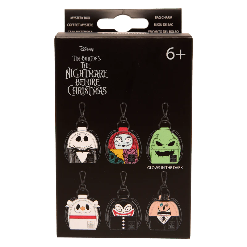 Loungefly The Nightmare Before Christmas Cosplay Mystery Mini Backpack Keychain Charm