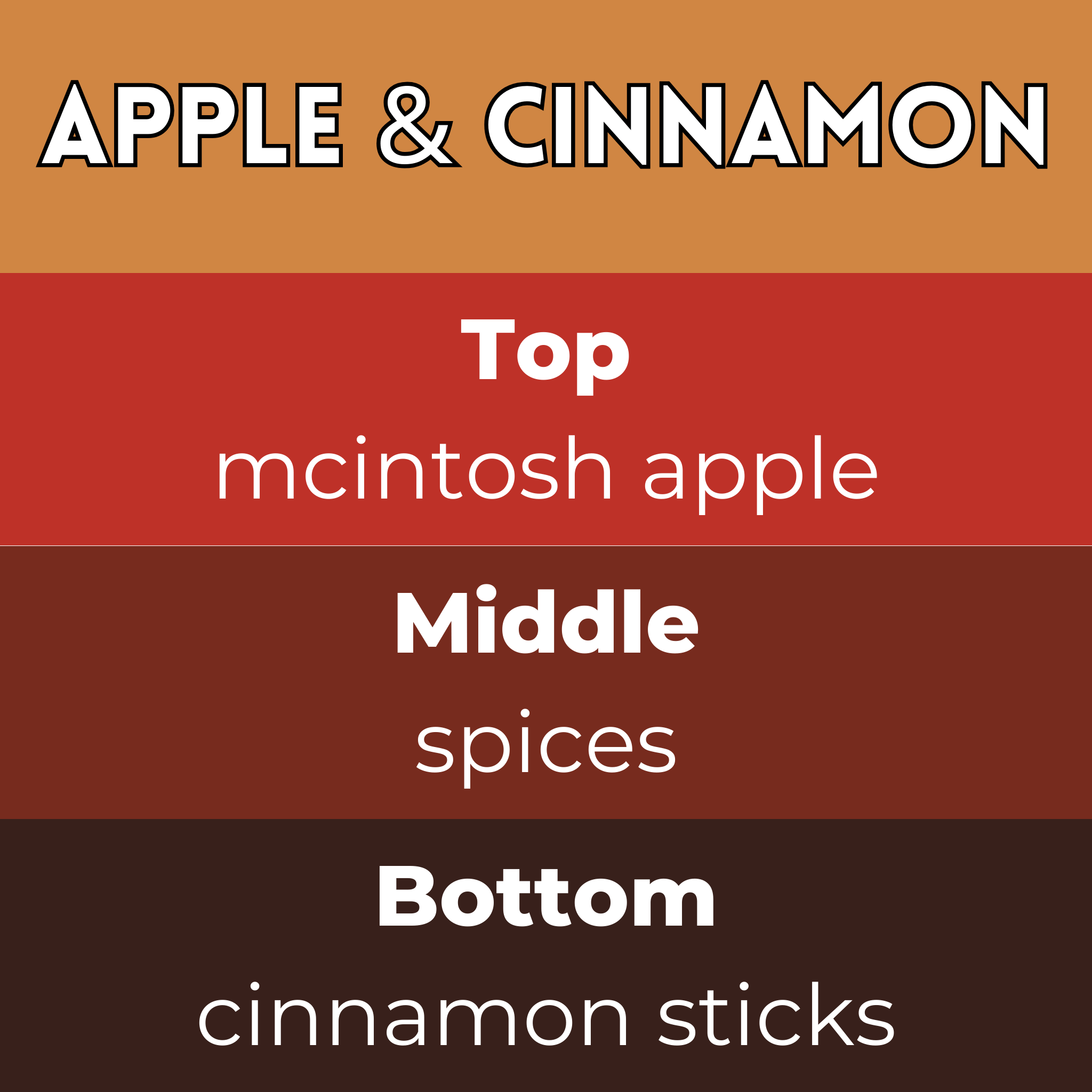 Apple & Cinnamon Segment Wax Melt - Image 2
