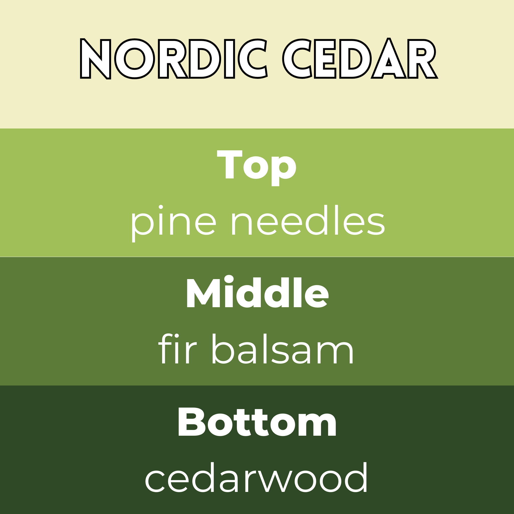 Nordic Cedar Segment Wax Melt - Image 2