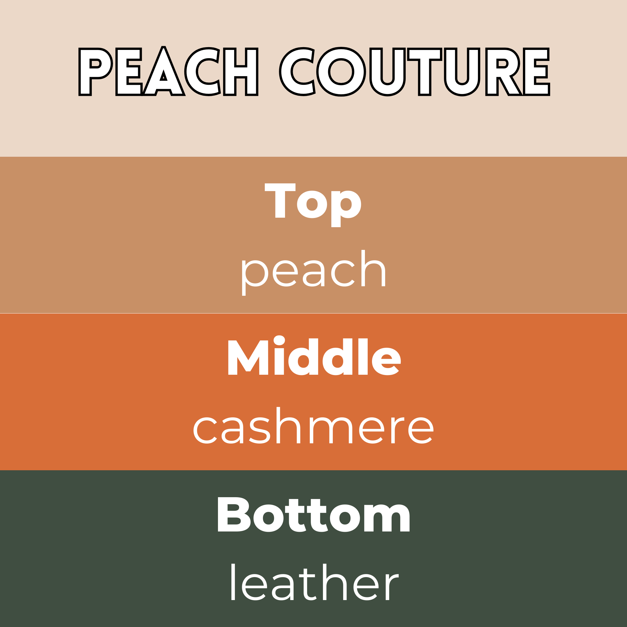 Peach Couture Segment Wax Melt - Image 2