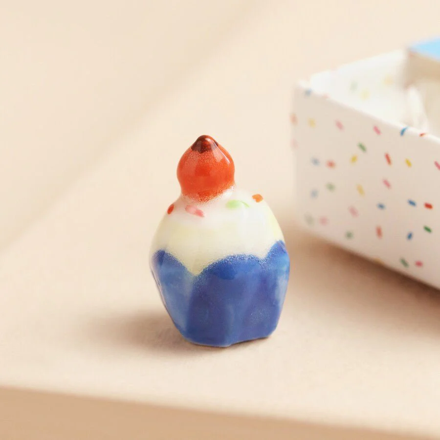 Lisa Angel Tiny Matchbox Ceramic Birthday Cake Token - Image 2
