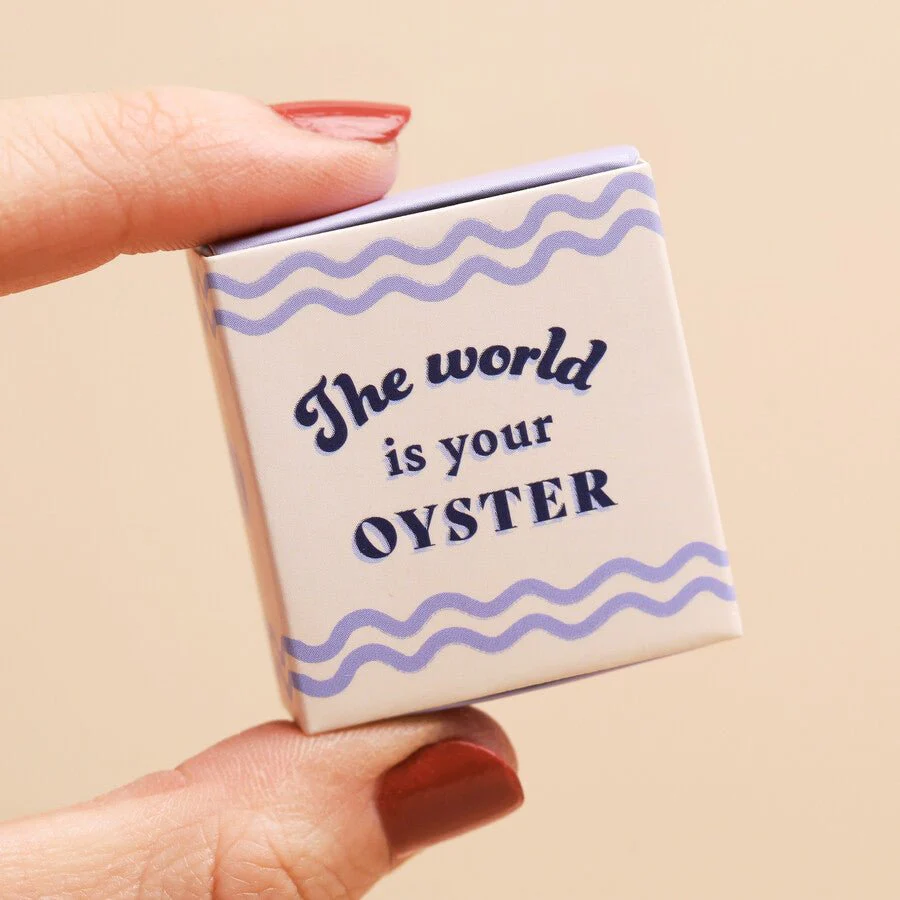 Lisa Angel Tiny Matchbox Ceramic Pearl Oyster Token - Image 3