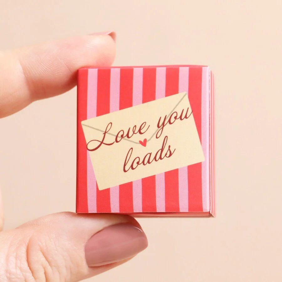 Lisa Angel Tiny Matchbox Love You Ceramic Heart Token - Image 3