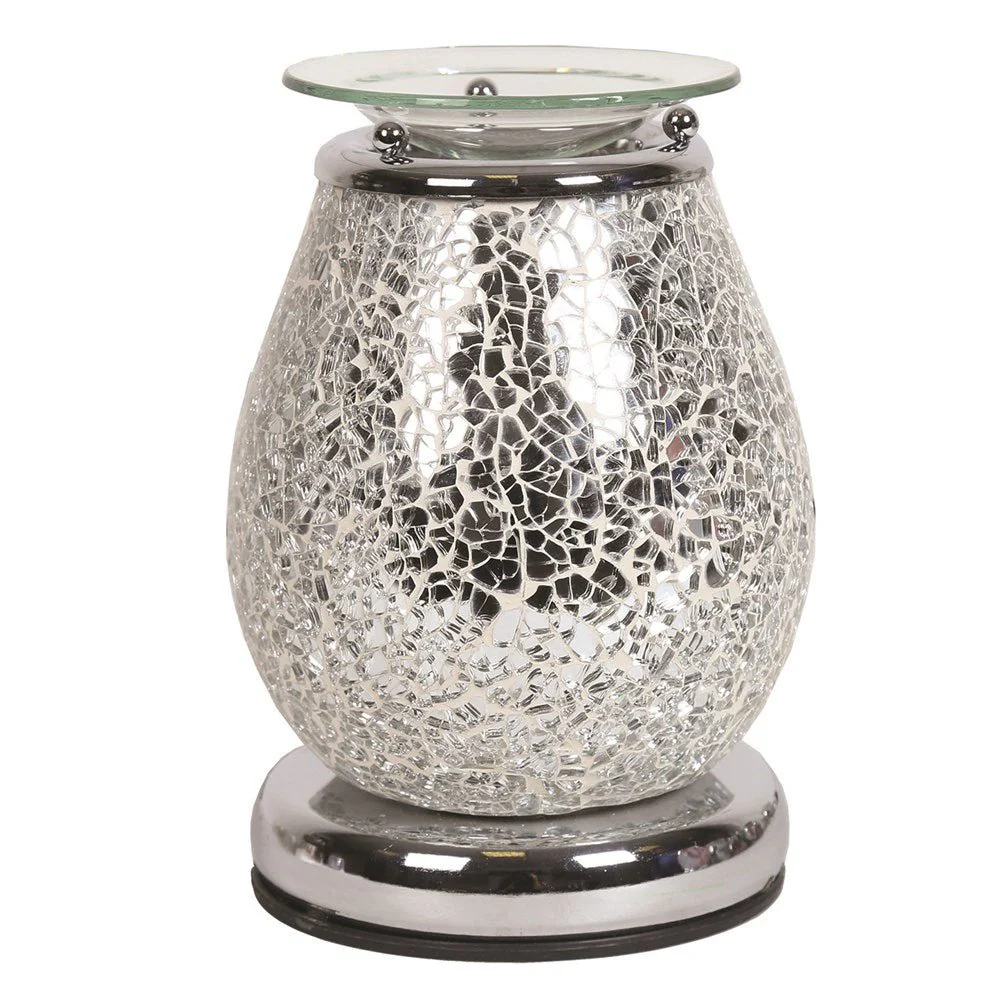 Silver Mosaic Wax Melt Burner