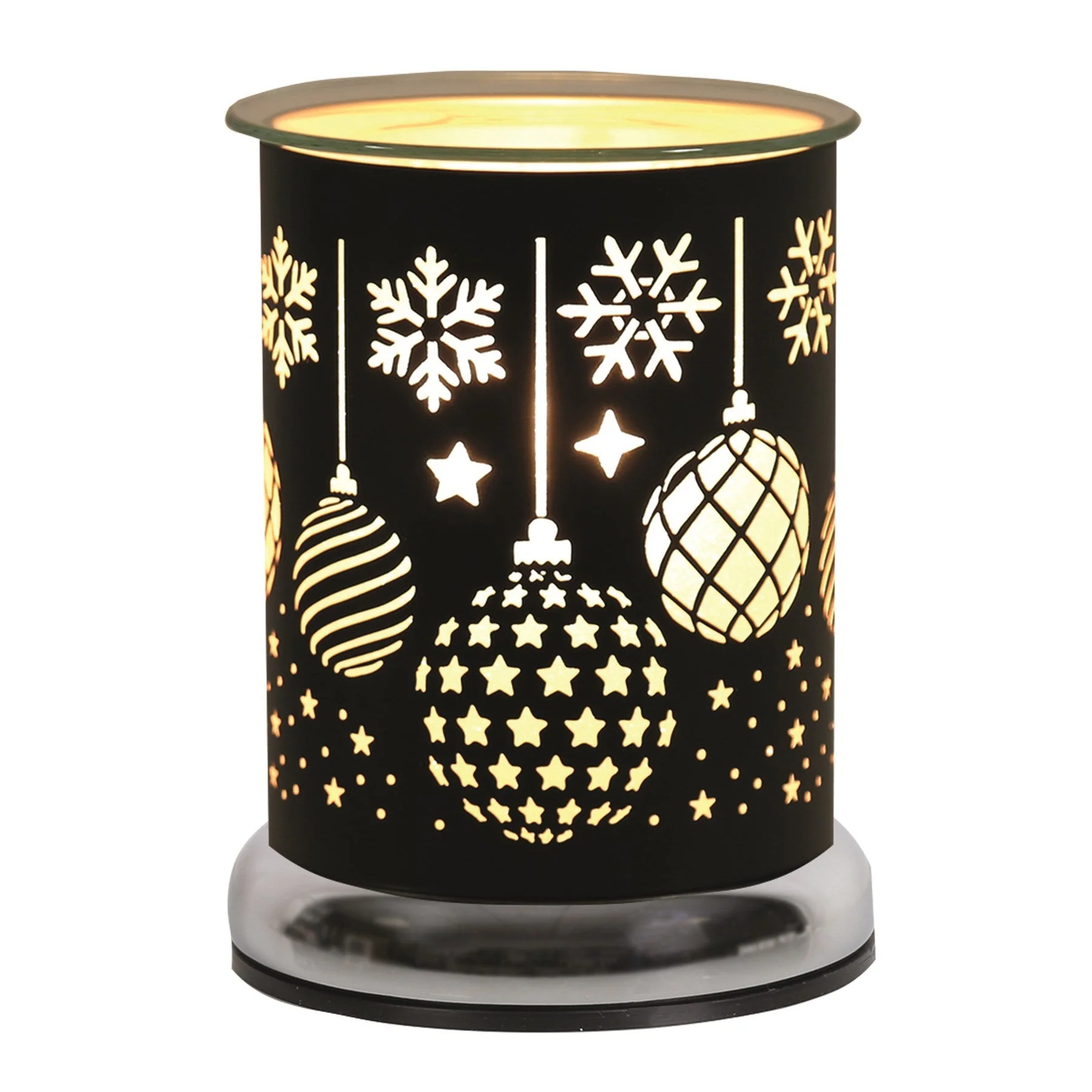Touch Electric Wax Warmer - Black Silhouette Baubles