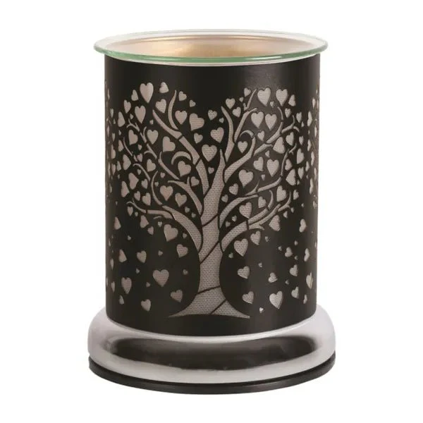 Heart Tree Touch Wax Melt Burner – Black - Image 2