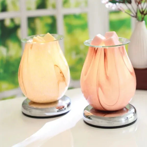 Natural Swirl Oval Touch Wax Melt Burner - Image 4