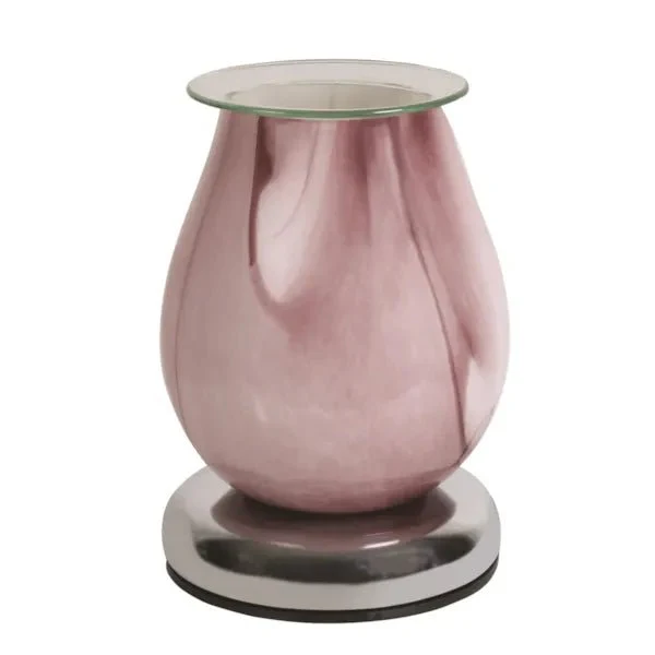 Purple Swirl Oval Touch Wax Melt Burner