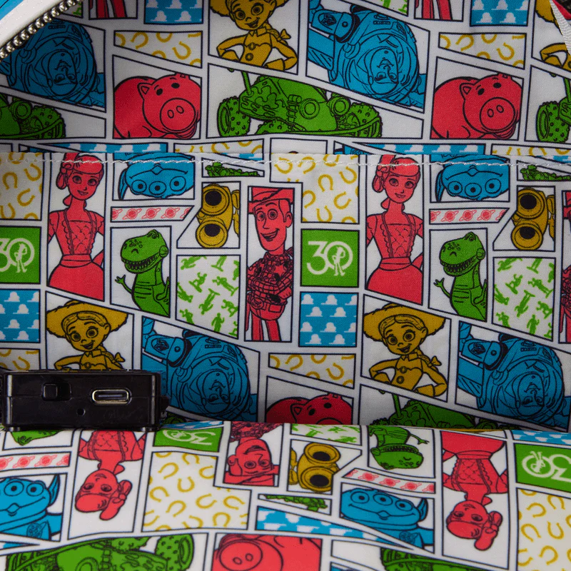Loungefly Toy Story 30th Anniversary Buzz Lightyear Glow Mini Backpack - Image 4