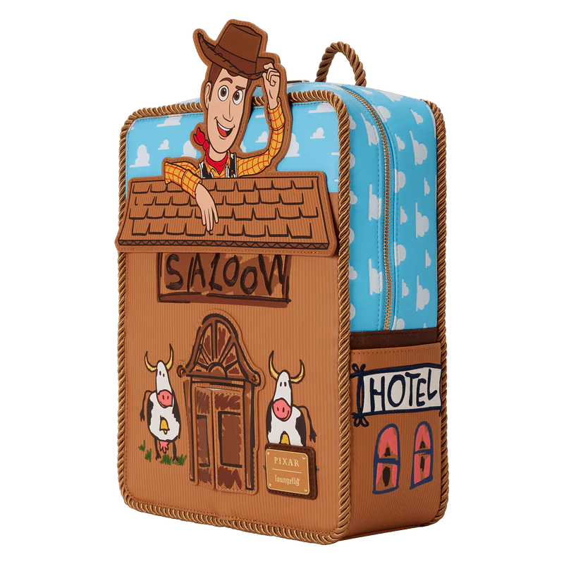 Loungefly Toy Story 30th Anniversary Woody Saloon Mini Backpack - Image 2