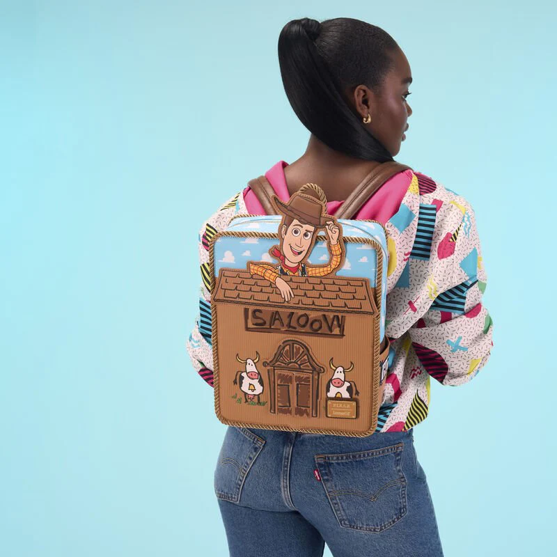 Loungefly Toy Story 30th Anniversary Woody Saloon Mini Backpack - Image 7