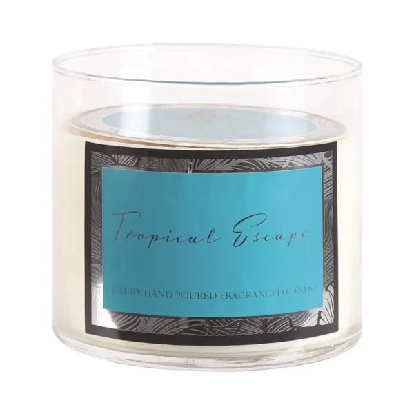 Tropical Escape Luxury Scented Candle – Coconut, Pineapple & Vanilla
