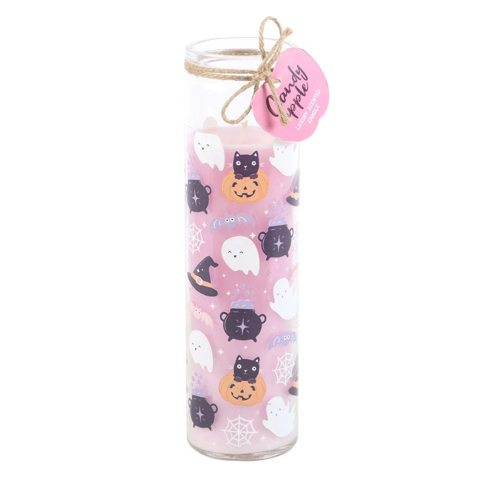 Tube Candle - Halloween Candy Apple