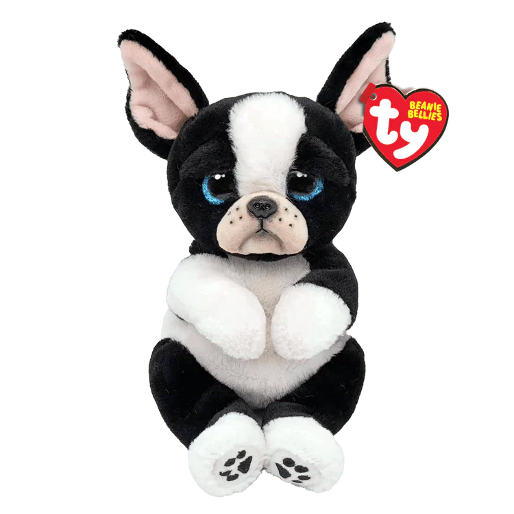 Ty Beanie Bellies - Tink Black & White Dog Regular
