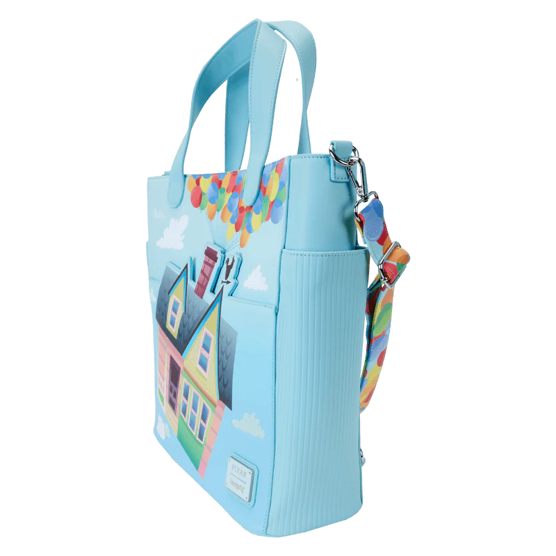Loungefly Up Balloon House Convertible Backpack & Tote Crossbody Bag - Image 2