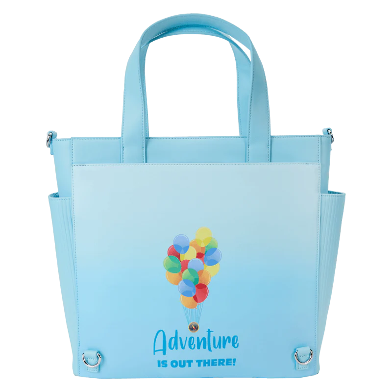 Loungefly Up Balloon House Convertible Backpack & Tote Crossbody Bag - Image 4