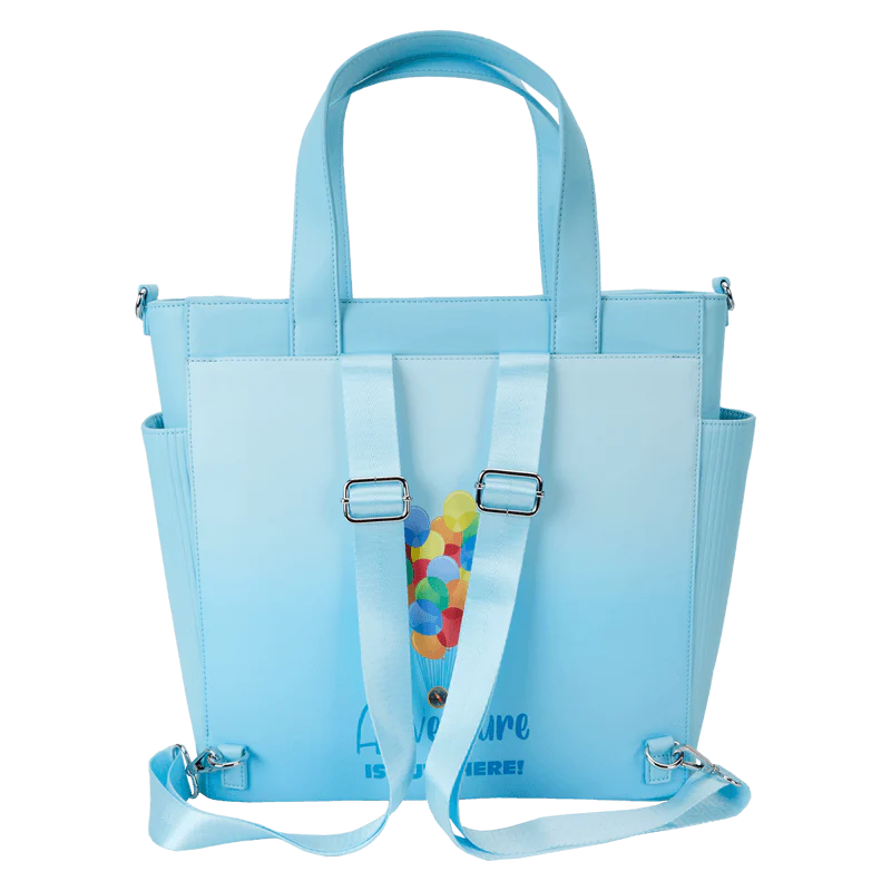 Loungefly Up Balloon House Convertible Backpack & Tote Crossbody Bag - Image 5