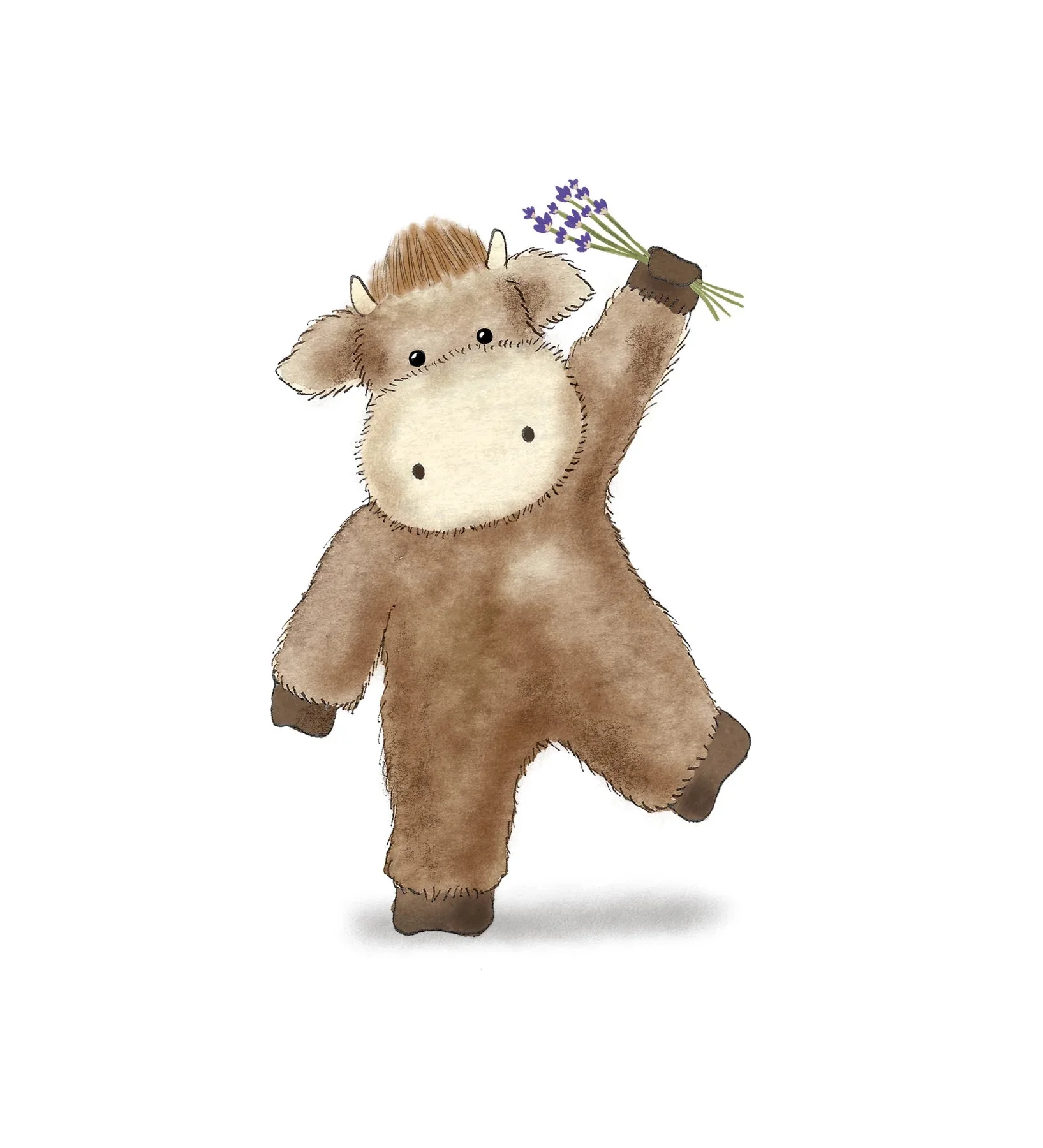 Warmies Highland Cow Microwavable Plush - Image 6