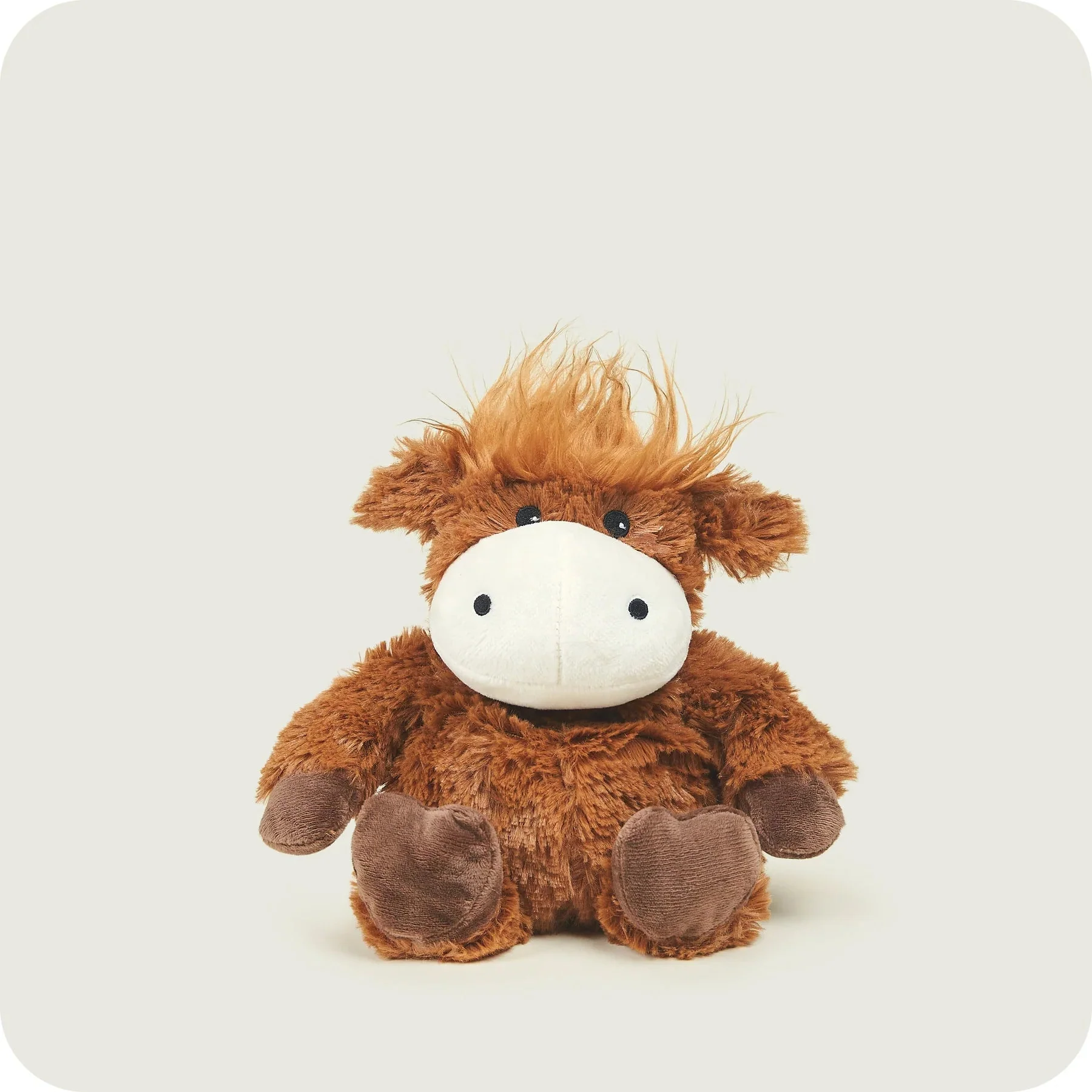 Warmies Junior Highland Cow Microwavable Plush