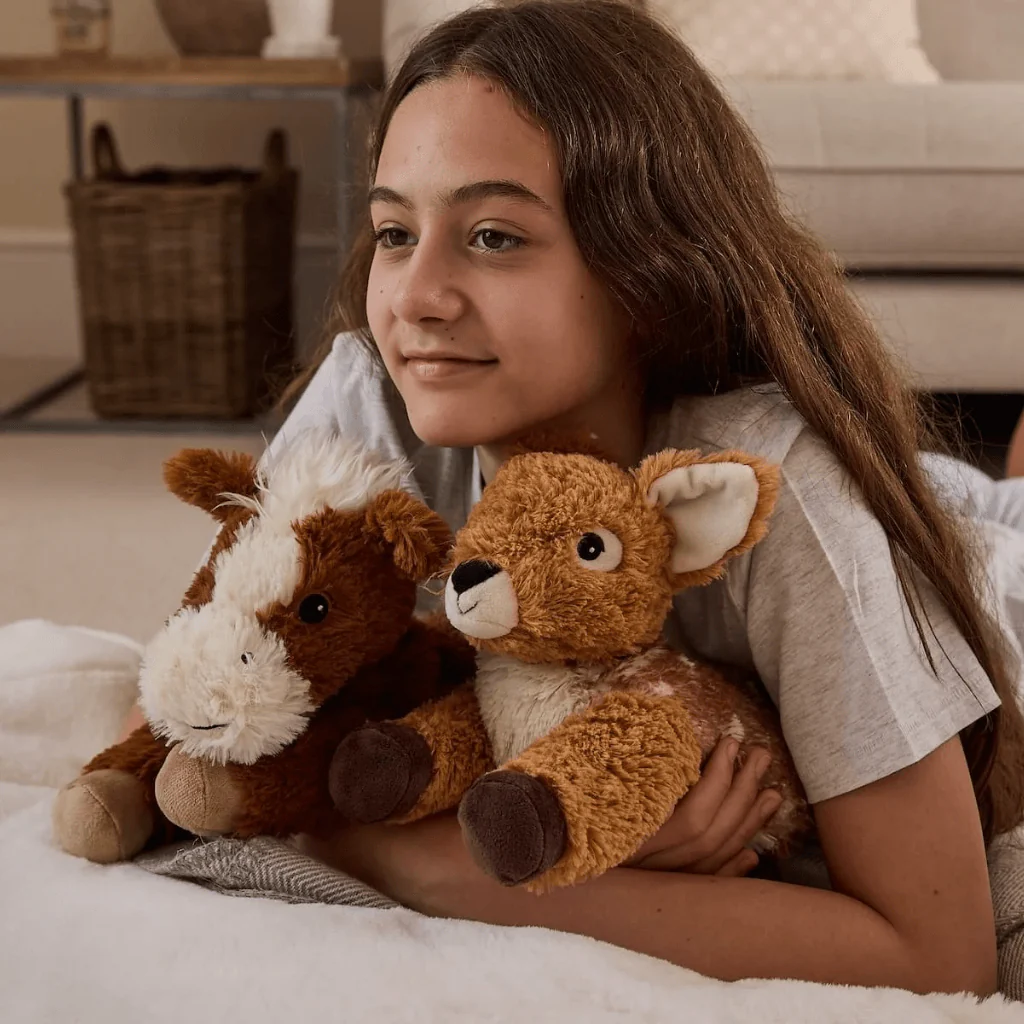 Warmies Laying Deer Heatable Plush Toy - Image 7