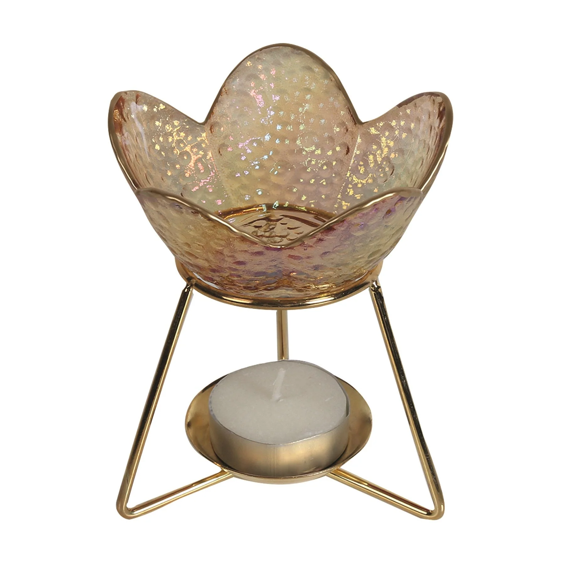 Wax Melt Burner - Petal Amber 11cm