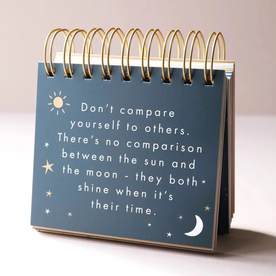 Lisa Angel Weekly Positivity Floral Desktop Flip Chart - Image 6