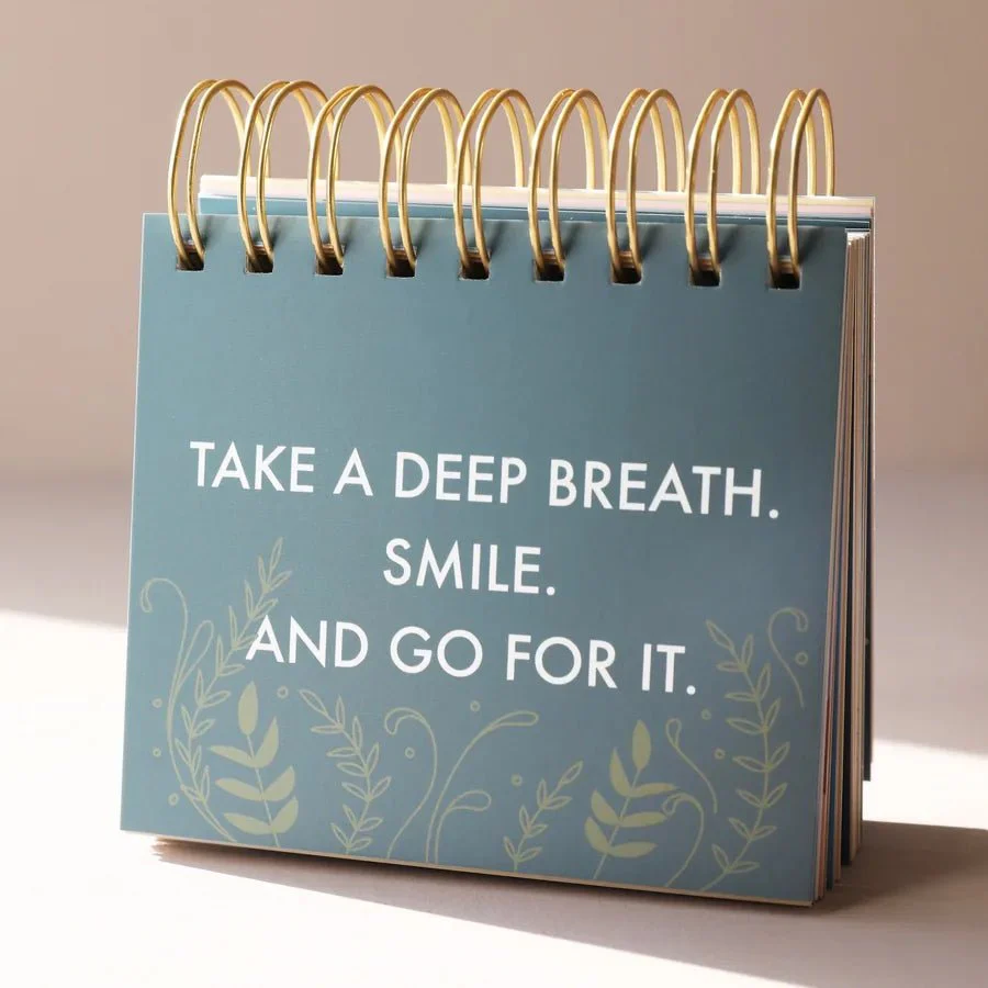 Lisa Angel Weekly Positivity Floral Desktop Flip Chart - Image 7