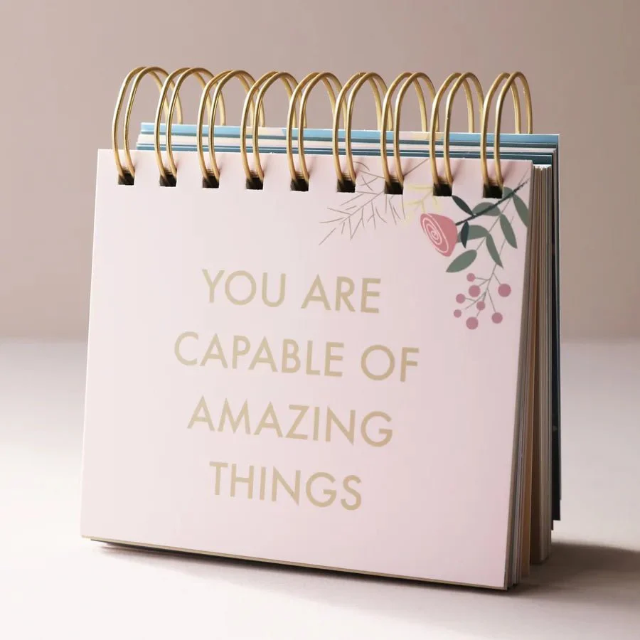 Lisa Angel Weekly Positivity Floral Desktop Flip Chart - Image 8