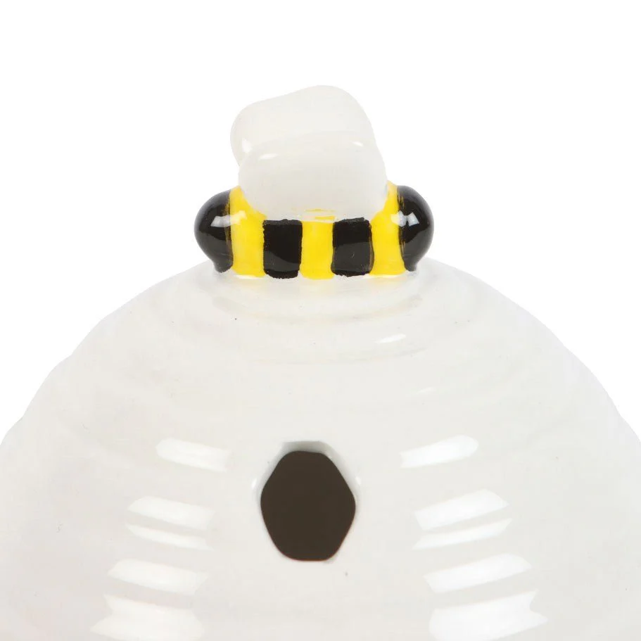 White Beehive Incense Cone Burner - Image 2