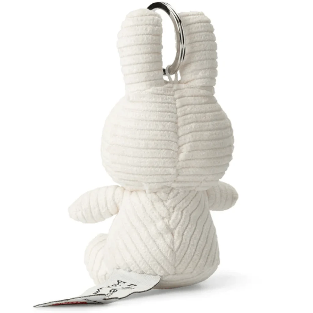 White Miffy Corduroy Keyring – Bon Ton Toys - Image 3