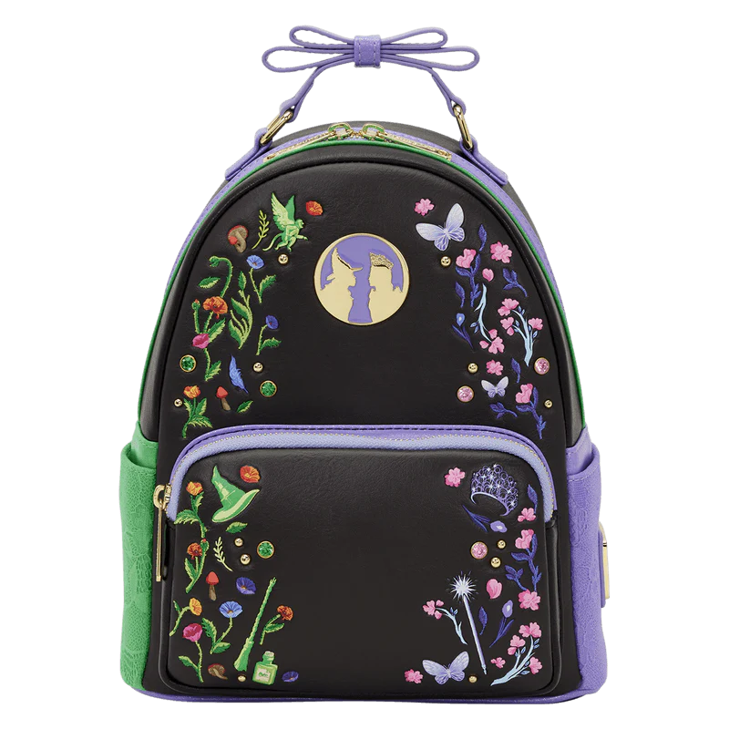 Loungefly Wicked Glinda & Elphaba Floral & Lace Mini Backpack