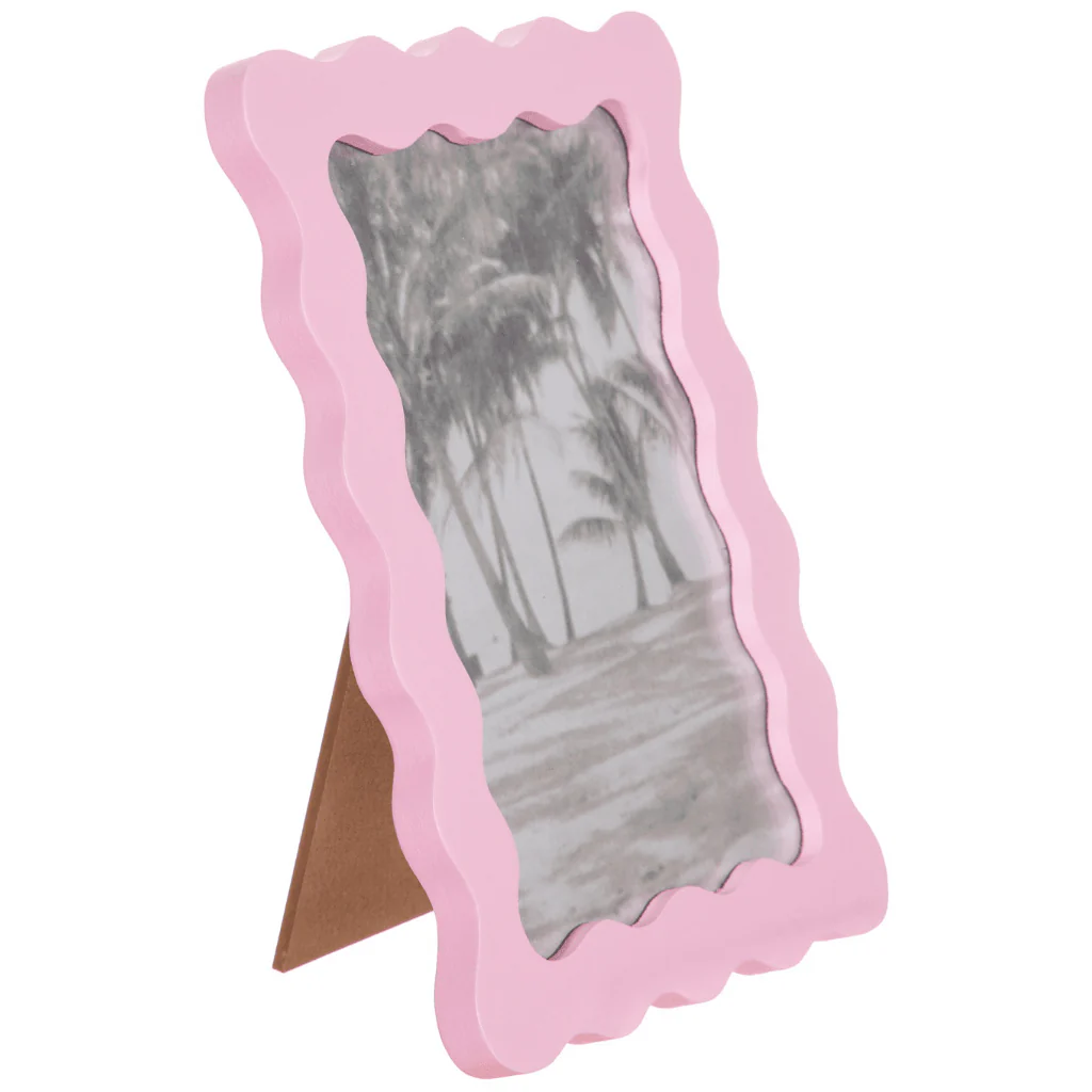 Sass and Belle Pink Wavy Edge Photo Frame - Image 2