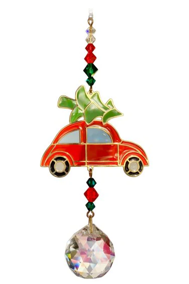 Wild Things Crystal Dreams - Bug With Tree Red & Green