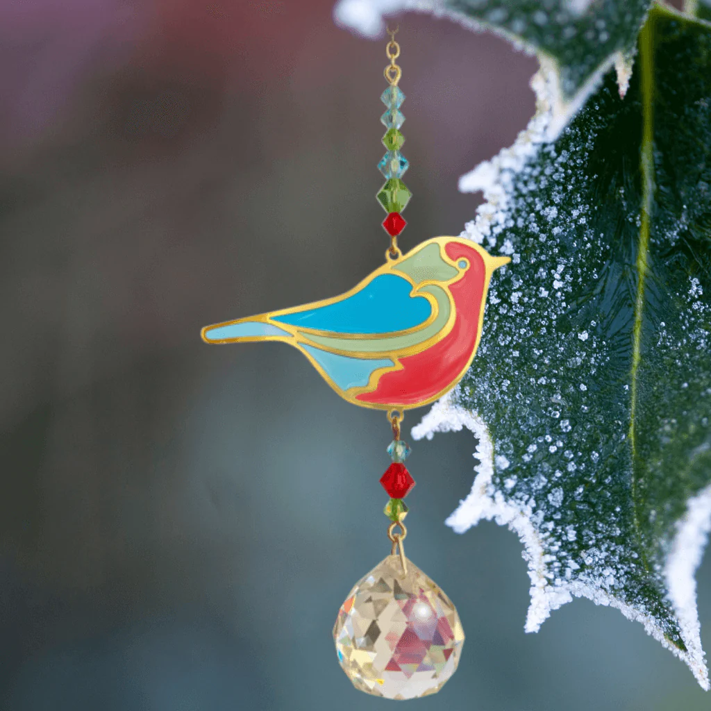 Robin Crystal Suncatcher – Crystal Dreams Range - Image 3