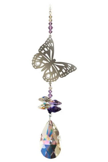 Wild Things Crystal Fantasy Small - Butterfly Purple Emperor