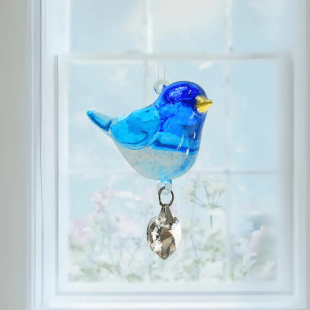 Wild Things ‘Bluebird’ Crystal Glass Suncatcher – Pretty Little Birds Range - Image 2