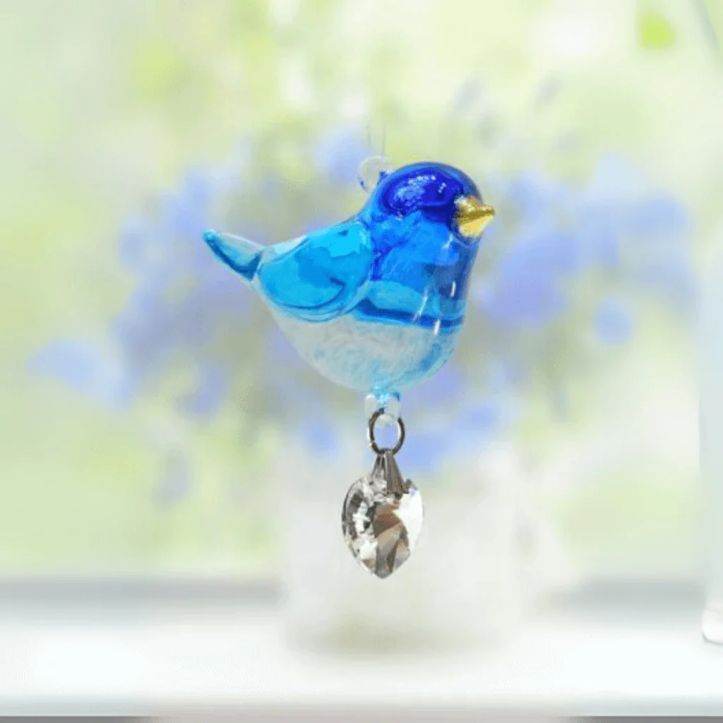 Wild Things ‘Bluebird’ Crystal Glass Suncatcher – Pretty Little Birds Range - Image 3
